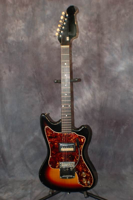 1968 Supro by Valco Sunburst Lexington Model S625 Single Valco Pickup Pro Setup New Gigbag image 1