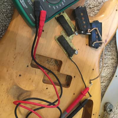Fender Precision Bass Guitar Pickup 1959 with Copper shielding and screws , springs image 6