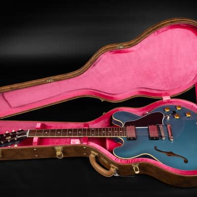 2023 Gibson Custom Shop '59 ES-335 Dot Reissue - Pelham Blue VOS | USA Vintage 1959 Semi-Hollow Custombucker AlNiCo III Unpotted Humbucker 3.39kg | CoA OHSC image 24