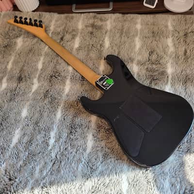 2005 Charvel USA Pointy Reissue San Dimas Metallic Black Floyd Rose w/OHSC (Built in Custom Shop) image 13