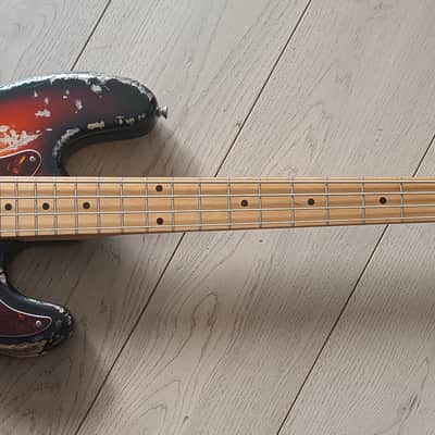BaCH OX BIRD Pino Palldino Thunder Bass 2000s -Relic Sunburst image 6