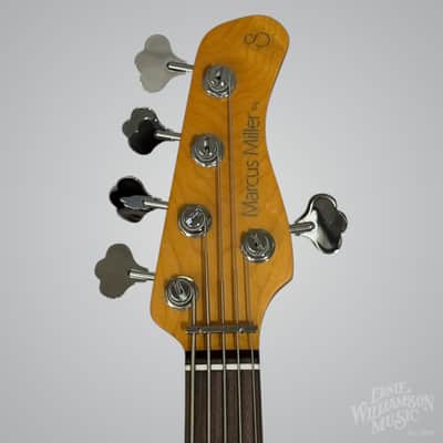 Sire Marcus Miller P6-5 String Bass Guitar, Rosewood Fingerboard, Butterscotch image 7