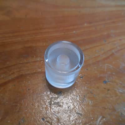 Magnatone Audiovox Electro volume knob 1950's Clear Lucite Rare image 2