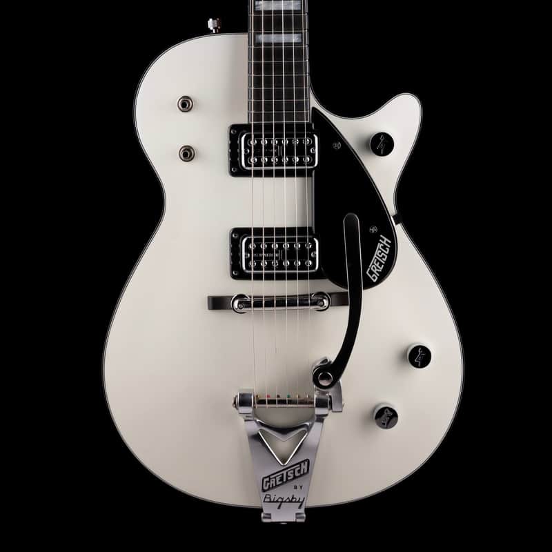 Gretsch Custom Shop Masterbuilt Chad Henrichsen 1959 Duo Jet NOS Olympic White image 1