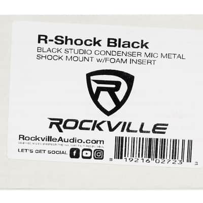 Rockville R-Shock Black Metal Shock Mount For Studio Mic Recording Microphone image 10