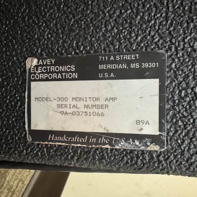 Peavey 300-CH Monitor Equalizer / Power Amplifier USA image 11