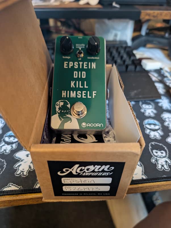 Acorn Amplifiers Epstein didn't kill himself fuzz 2026 - Green image 1