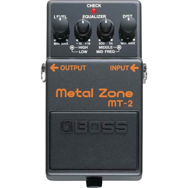 BOSS MT-2 Metal Zone High-Gain Distortion Pedal image 1