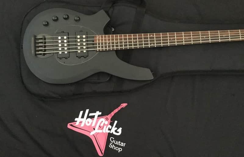 Music Man Bongo Knock off 5 HH Lefty Satin Black image 1