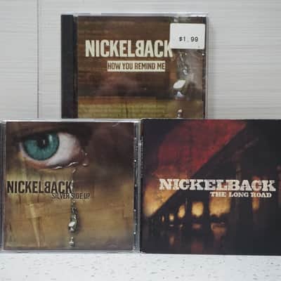 3x Nickelback Silver Side Up / How You Remind Me Single / The Long Road CDs image 1