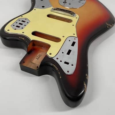 MJT Lightweight Jaguar Body 2026 - Aged Nitro 3 Tone Sunburst image 4