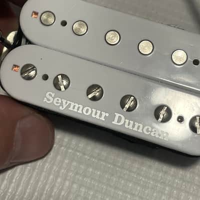 2019 Model USA Seymour Duncan TB-4 TB4 Trembucker White Bridge Humbucker Guitar Pickup 17.84k image 4