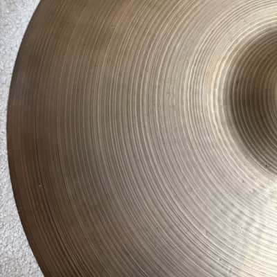 Zildjian 22” A Ride Cymbal 70s - Cu image 7