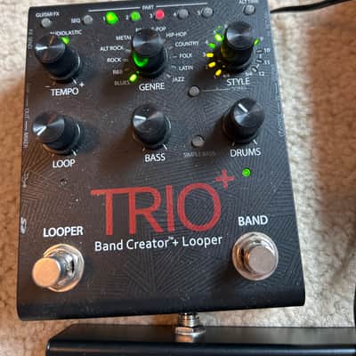 DigiTech TRIO Plus Band Creator + Looper with FS3X 3-Button Footswitch 2016 - Present - Grey image 2