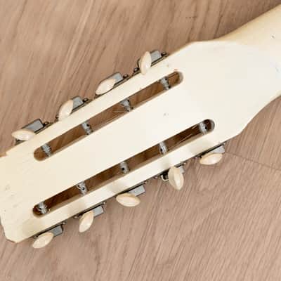 1967 Mosrite Melobar Walt Smith Electric Lap Steel Guitar White, 100% Original w/ Case image 6
