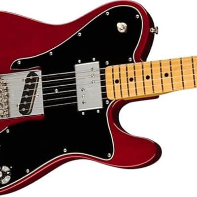 Fender Limited Edition American Vintage II 1977 Telecaster Custom Guitar, Maple Fingerboard, Wine w/ Case image 3