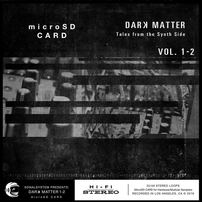 SONALSYSTEM DARK MATTER SAMPLE CARD : BRAND NEW :  [DETROIT MODULAR] image 1