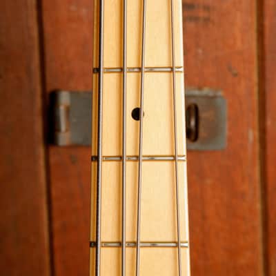 Fender American Deluxe Precision Bass Natural Ash Bass Guitar 2011 Pre-Owned image 4