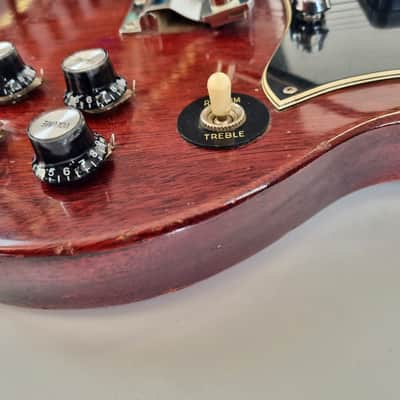 Gibson SG Special "Large Guard" with Vibrola 1970 Cherry image 11