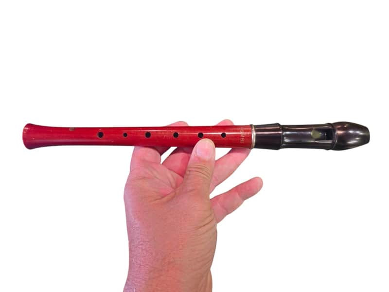 Wood Ebony Vintage Block Flute Combi 1970s Germany image 1