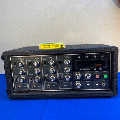 Funky 1978 Guyatone Mk-50 PA system- spring reverb having, 8 track playing, made in Japan gem image 2