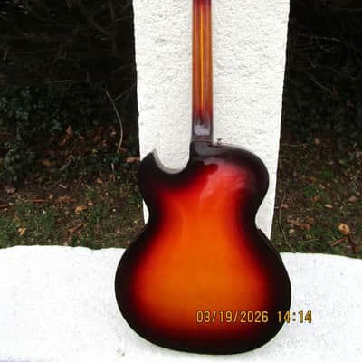 Guild T-100 D Guitar, 1965, Hoboken, N.J., Case image 10
