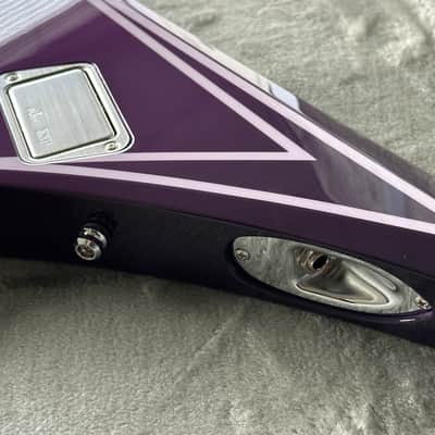 ESP Custom Alexi Laiho HEXED Purple Fade with Pinstripes Mint & Complete image 13