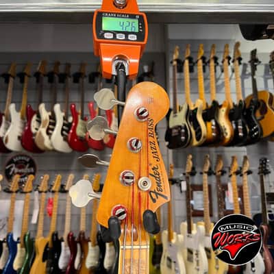 Fender   1973 Jazz Bass Sunburst Mn True Vintage image 5