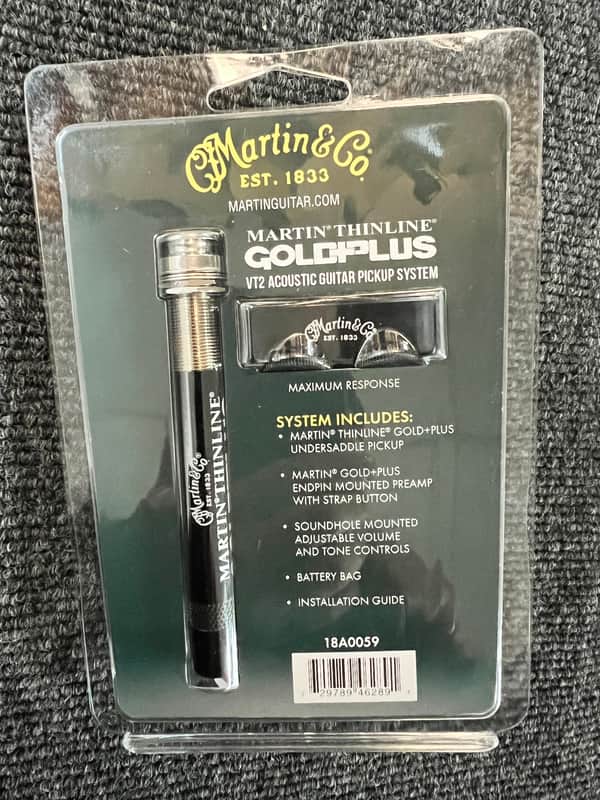 Martin 18A0059 Thinline Gold Plus VT2 Acoustic Guitar Pickup System - Authorized Dealer image 1