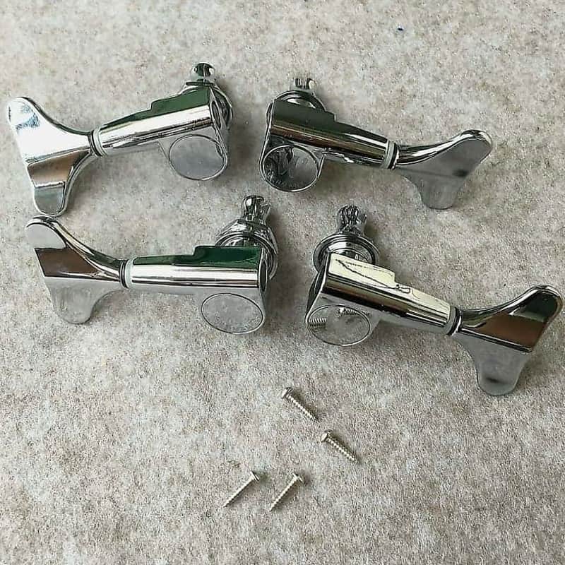 Warwick 2R+2L Machine Heads Tuning Pegs Chrome