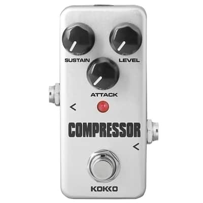 OKKO Compressor Guitar Pedal, Mini Effect Processor Fully Analog Circuit Universal for Guitar and Bass, Exclude Power Adapter - KOKKO (FCP2) image 1