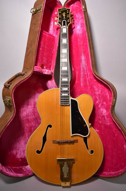 1962 Gibson L-5CN Cutaway Archtop Acoustic Guitar Natural Finish w/OHSC image 1