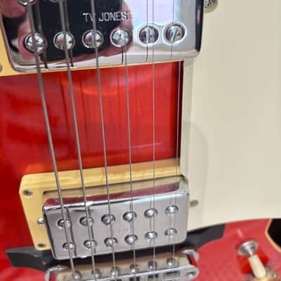 TV Jones upgraded Ibanez Artcore AF75D 2006 - Orange image 2