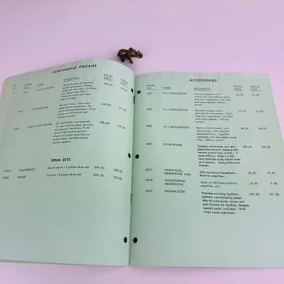 Vox Dealers Price List V75 & Reduced Price Supplement 1967 image 7