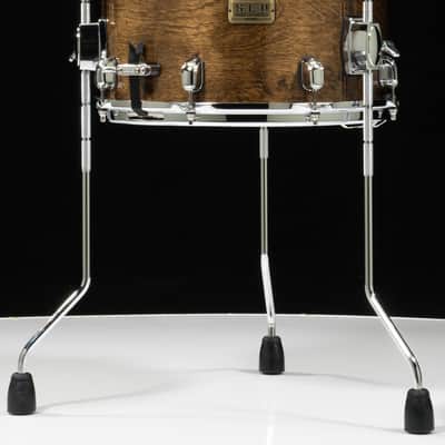 Tama SLP Duo Birch 10x14 Snare Drum - Transparent Mocha image 1