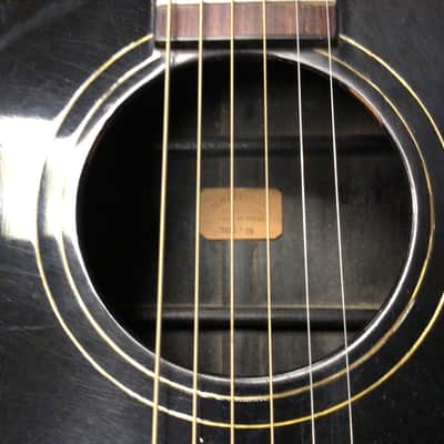 Used YAMAKI DAION BLACK THE 79 Acoustic Guitars Black image 6