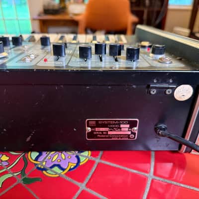 Roland System 100 Model 101 37-Key Synthesizer 1975 - 1979 - Black image 11