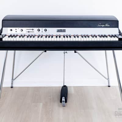 1978 Rhodes Suitcase 73 Stage Conversion w/ Cheek Block Power Supply, Legs & Pedal, Serviced & Clean, Fender image 2