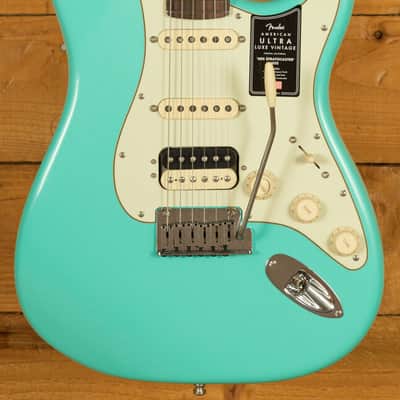 Fender American Ultra Luxe Vintage '60s Stratocaster HSS - Rosewood - Sea Foam Green image 10