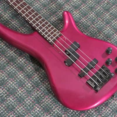 1990 Ibanez MIJ SR800 SoundGear 4-String Bass Purple Neon! w/hardshell case image 1