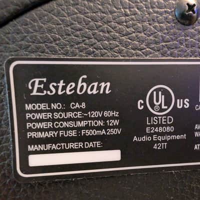 I Can't Believe It's Not Square! Small Round Practice Amp Esteban G-10 CA-8 image 9
