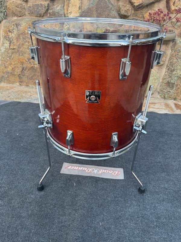 Tama Superstar Mahogany 16 x 16 Floor Tom Drum 80's image 1