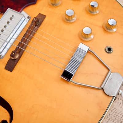 1960s Kay Pro P-3 Thinline Doublecut Vintage Guitar Barney Kessel Kleenex Box w/ Case, Swingmaster image 8