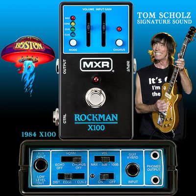 MXR Rockman X100 - Analog Tone Processor - Black/Blue Finish image 5