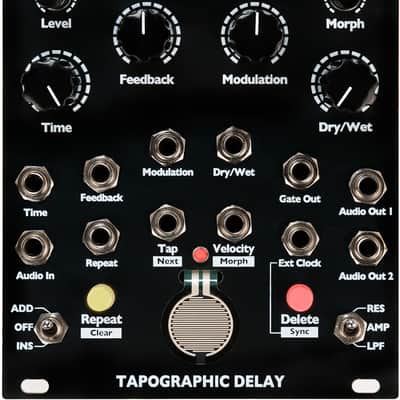 4MS  Tapographic Delay [TAPO] Black Faceplate image 1