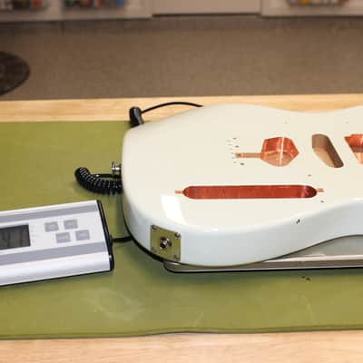 Warmoth Telecaster Body, Roasted Alder, Olympic White, Gotoh image 13