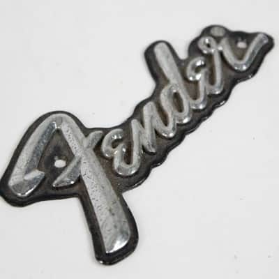 1970s Vintage Fender Logo Stratocaster/Telecaster/Jazz Bass/Precision Bass Metal USA image 2