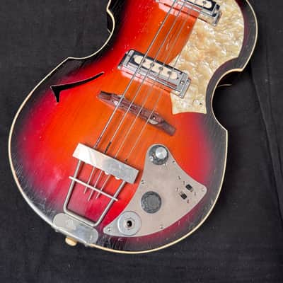 Hüttl bass 1960s - shortscale image 3