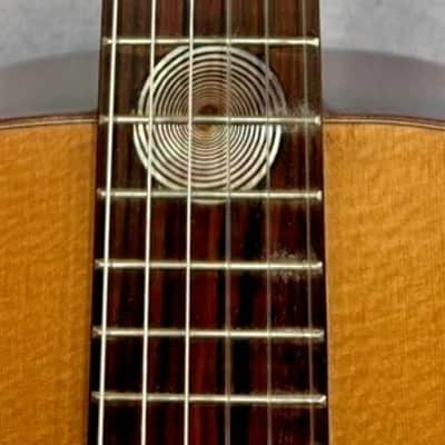 Classical Nylon String Guitar Handmade by Blueberry, 6 String Hypnosis Motif Guitar,Custom Handcrafted Wooden Guitar, Nylon String image 4