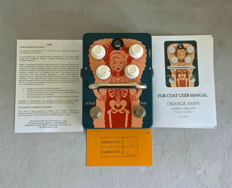 Orange Fur Coat Fuzz / Octave 2010s - Graphic image 1